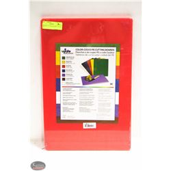 RED POLY CUTTING BOARD 12 X 18 X 1/2"