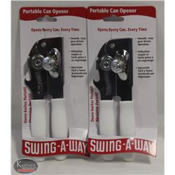 FOCUS PORTABLE WHITE CAN OPENER, SWING-A-WAY