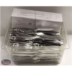 LOT OF BROWNE COMMERCIAL ALL-S/S STEAKNIVES