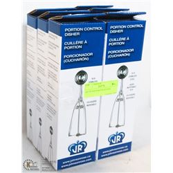 SET OF SIX PORTION SCOOPS