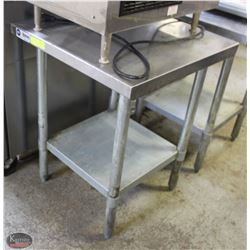 OMCAN 24" X 24" STAINLESS STEEL TABLE