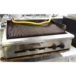 WELLS 32" NATURAL GAS CHARBROILER W/ GAS LINE