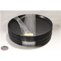 LOT OF 15 CAMBRO COUNTER-TREAD CIRCULAR SERVING