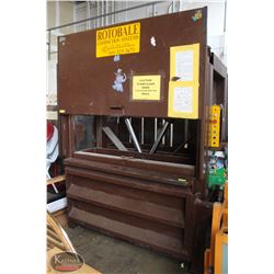 ROTOBALE HYDRAULIC COMMERCIAL CARDBOARD COMPACTOR