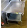Image 1 : EFI 24" X  30" GALVANIZED S/S EQUIPMENT STAND W/