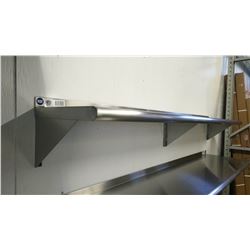 WALL MOUNT SHELF 12"X72" S/S