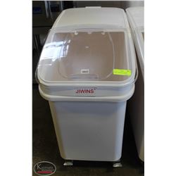 JIWINS COMMERCIAL MOBILE BAKERS INGREDIENT BIN W/