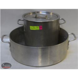 JOHNSON ROSE 18QT SAUCEPAN & MAGNUM STOCK-POT