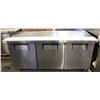 Image 1 : 6' THREE DOOR TRUE REFRIGERATED PREP STATION