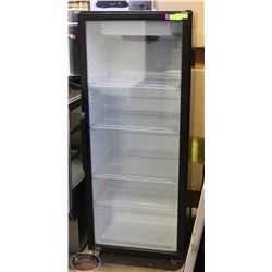 SINGLE GLASS DOOR UPRIGHT QBD DISPLAY COOLER