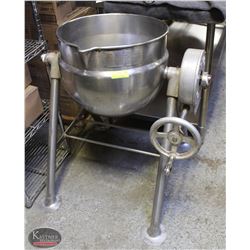 HUBBERT M#: TK-2 STANDING HOT WATER TILTING KETTLE