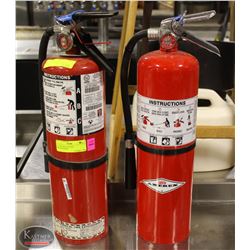 LOT OF TWO 10LB FIRE EXTINGUISHER.