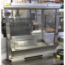 COUNTER TOP FOOD DISPLAY WARMER. AS IS.