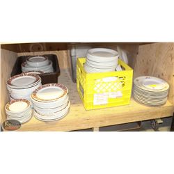 8 LOTS OF ASSORTED DECORATIVE DISHWARE 133+ PIECES