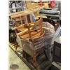Image 1 : GROUP OF 19 ASSORTED RESTAURANT CHAIRS-SOME NEW,