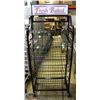 Image 1 : "FRESH BAKED" MERCHANDISE RACK W/ 6 SHELVES