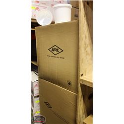 TWO CASES OF NEW 2.5L LOCKING FOOD CONTAINERS W/