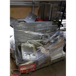 PALLET OF MISCELLANEOUS GOODS INCLUDING: S/S SINK