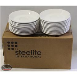 CASE OF NEW STEELITE MONACO SAUCERS (36+)