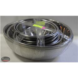 LOT OF 21 VARIOUS SIZED S/S COMMERCIAL MIXING BOWL