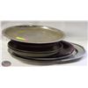 Image 1 : STACK OF 6 COMMERCIAL SERVING PLATTERS & PLATES