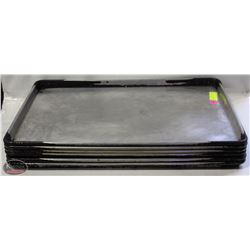 6 FULL-SIZE ALUMINUM BAKING SHEETS