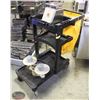 Image 1 : COMMERCIAL CLEANING CART W/ BAG & HANDLE