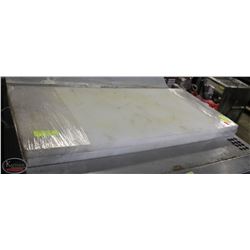 TWO 1" THICK CUTTING SURFACES / POLY BOARDS