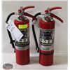 Image 1 : TWO 5LBS SIMPLEX GRINNEL FIRE EXTINGUISHERS