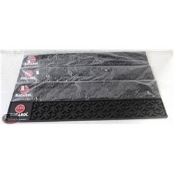 LOT OF 4 BACARDI BAR MAT NEW