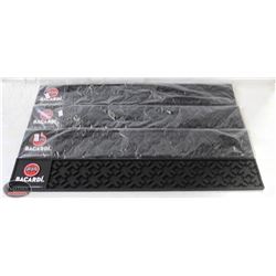 LOT OF 4 BACARDI BAR MAT NEW