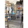 Image 2 : 2 CHROME-WIRE STORAGE RACKS W/ PLASTIC