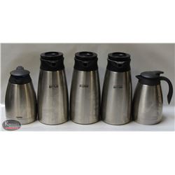 FLAT W/  5 ASSORTED BUNN & THERMOS INSULATED