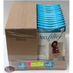 LARGE BOX OF S/S TEA INFUSERS, DISPOSABLE TEA BAGS