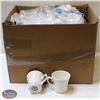 Image 1 : BOX OF NEW DUDSON CHINA MUGS & SOUP BOWLS / SAUCE