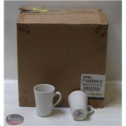 CASE OF ONEIDA UNDECORATED TALL COFFEE CUPS