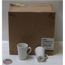 CASE OF ONEIDA UNDECORATED TALL COFFEE CUPS