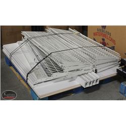 PALLET WITH COMMERCIAL GONDOLA RACKING ADJUSTABLE