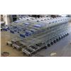 Image 1 : GROUP OF 20 FULL-SIZE COMMERCIAL SHOPPING CARTS W/