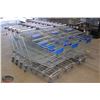 Image 3 : GROUP OF 20 FULL-SIZE COMMERCIAL SHOPPING CARTS W/