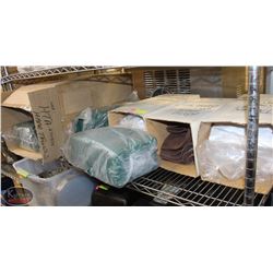 LOT OF ASSORTED TOWELS AND SHEETS -NEW