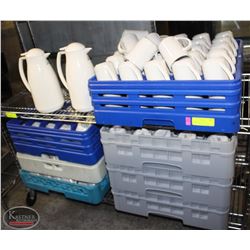 7 DISHWASHER TRAYS OF COMMERCIAL GRADE COFFEE