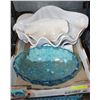 Image 1 : FLAT OF DECORATIVE SERVING BOWLS/DISHES INCL