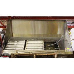 6' STAINLESS STEEL COMMERCIAL HOOD VENT