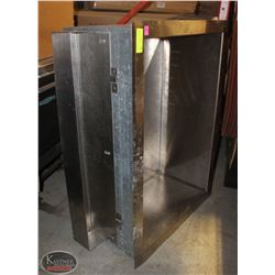 3' S/S COLD-WELL INSERT W/ FRONT CADDY