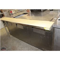 3 DOOR TRUE REFRIGERATED PREP CABINET *AS IS*