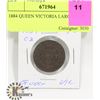 Image 1 : 1884 QUEEN VICTORIA LARGE CENT