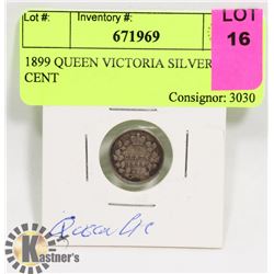 1899 QUEEN VICTORIA SILVER 5 CENT