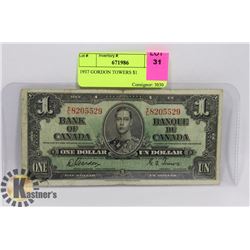 1937 GORDON TOWERS $1