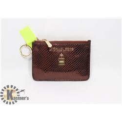 NEW AUTHENTIC MICHAEL KORS COIN POUCH - LEATHER